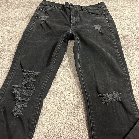 Dynamite / High Waist Distressed Skinny Jeans / Size 27 - Picture 6 of 10
